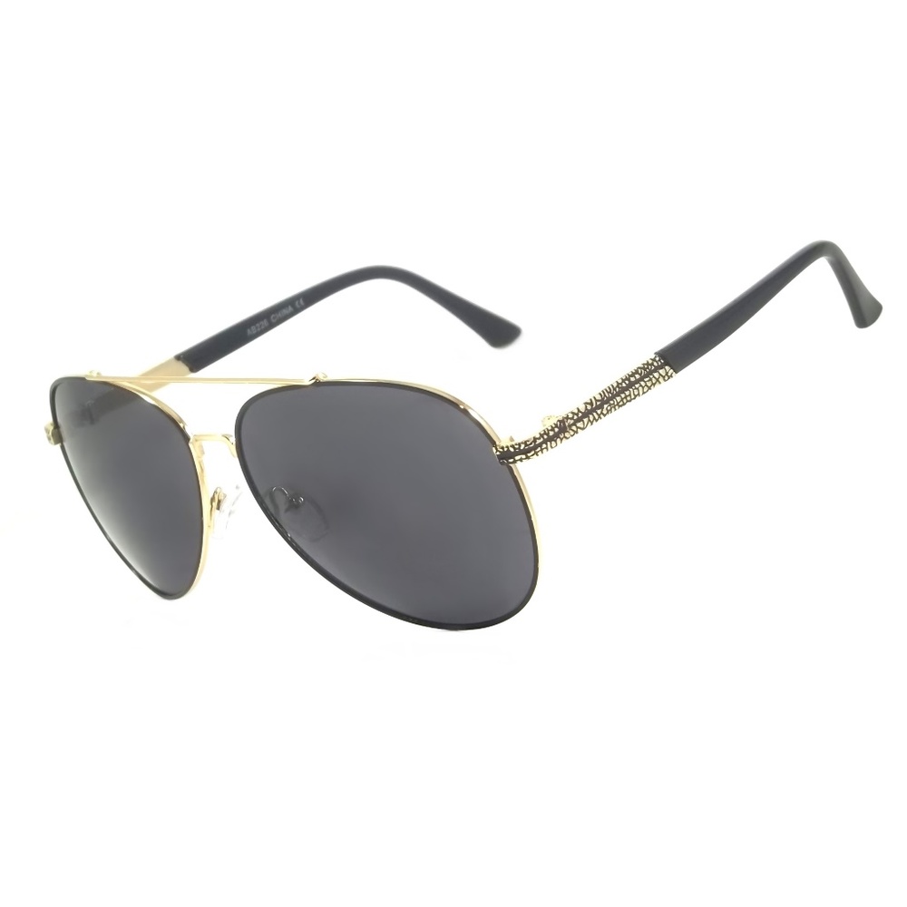 Classic Cop Aviator Sunglasses Fleming Smoke Lens